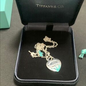 Tiffany & Co. Silver Heart Pendant Necklace